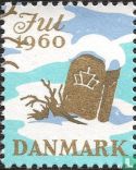 X-mas stamp from Denmark (Julemærker)